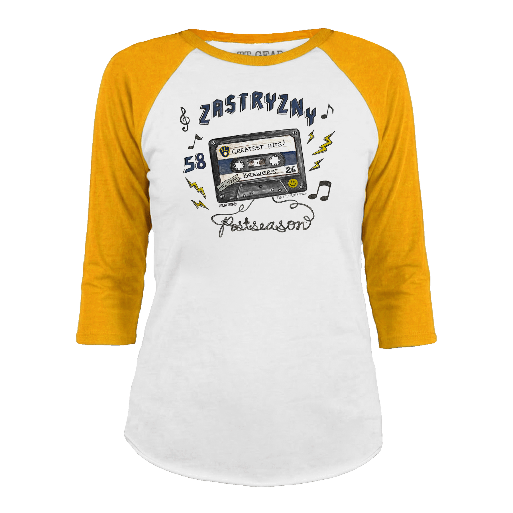 VIP Milwaukee Brewers Postseason '26 Unisex 3/4 Sleeve Raglan
