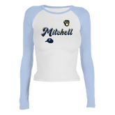 VIP Milwaukee Brewers Postseason '26 Roxy Raglan Long Sleeve