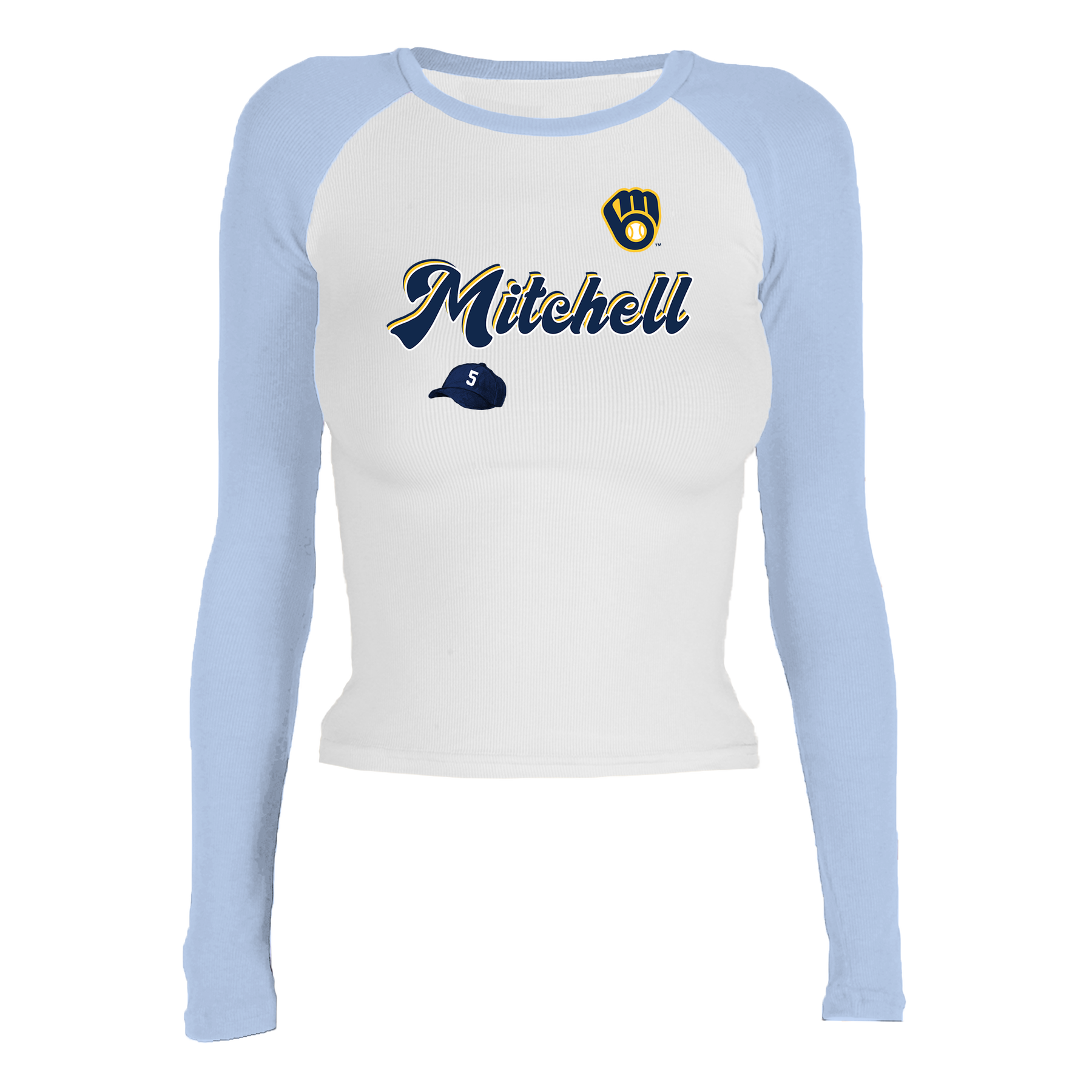 VIP Milwaukee Brewers Postseason '26 Roxy Raglan Long Sleeve