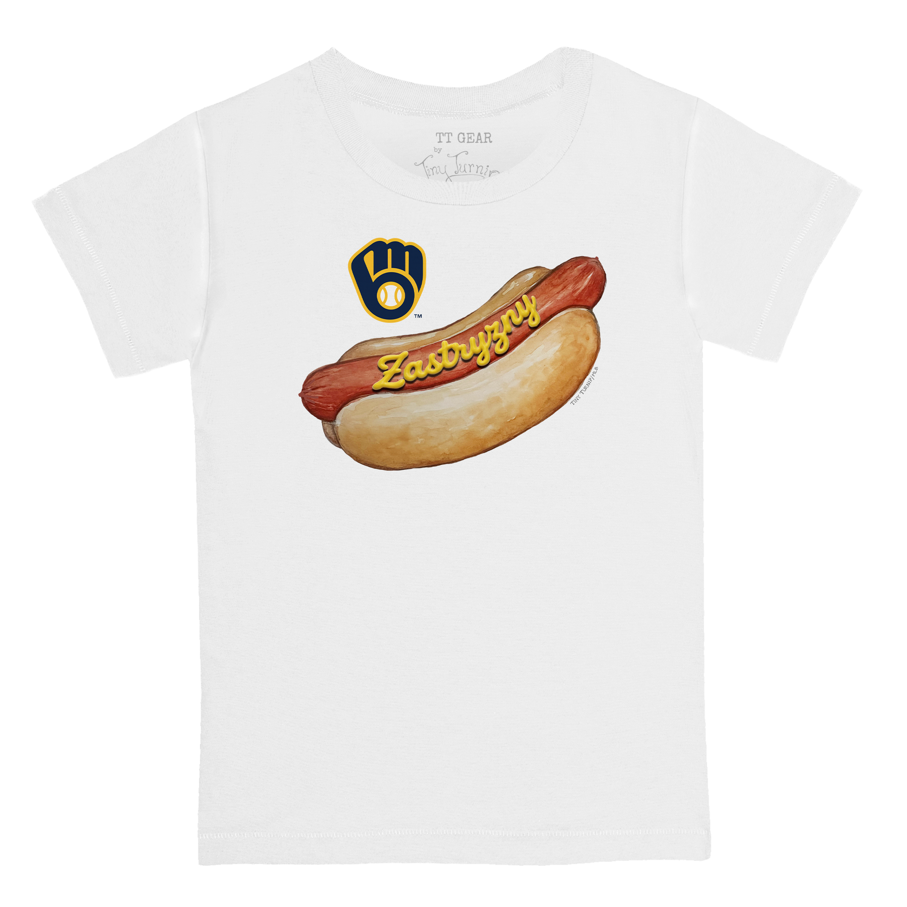 VIP Milwaukee Brewers Personalized Postseason '26 Hot Dog Kid's Tee Shirt