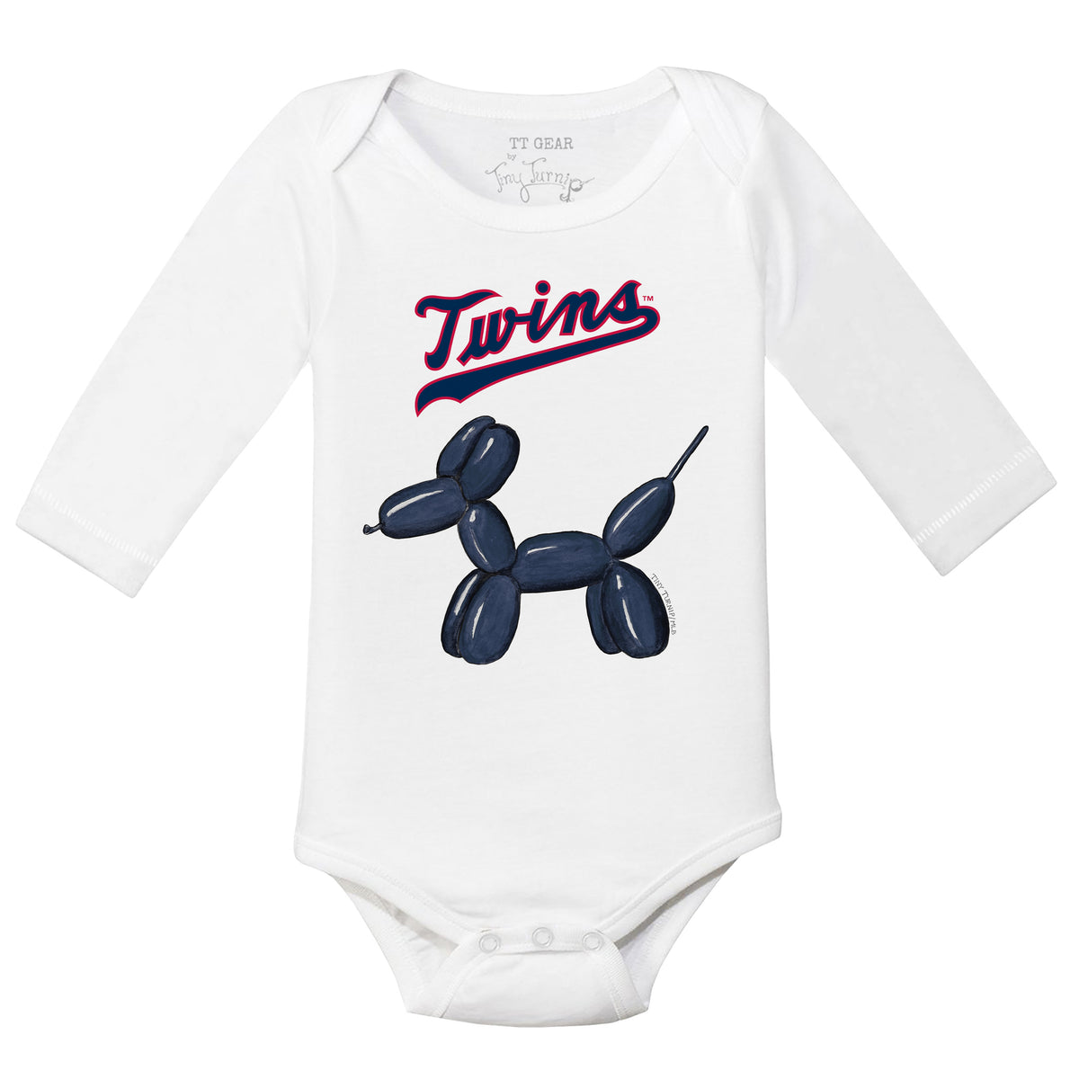 Minnesota Twins Balloon Dog Long Sleeve Snapper