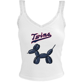 Minnesota Twins Balloon Dog Lace Tank