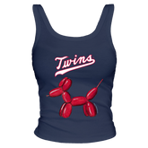 Minnesota Twins Balloon Dog Tank - Tiny Turnip