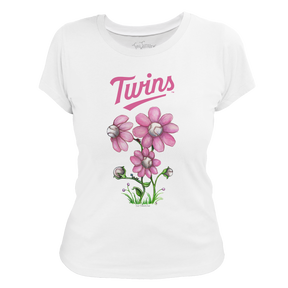 Minnesota Twins Blooming Baseballs Tee Shirt
