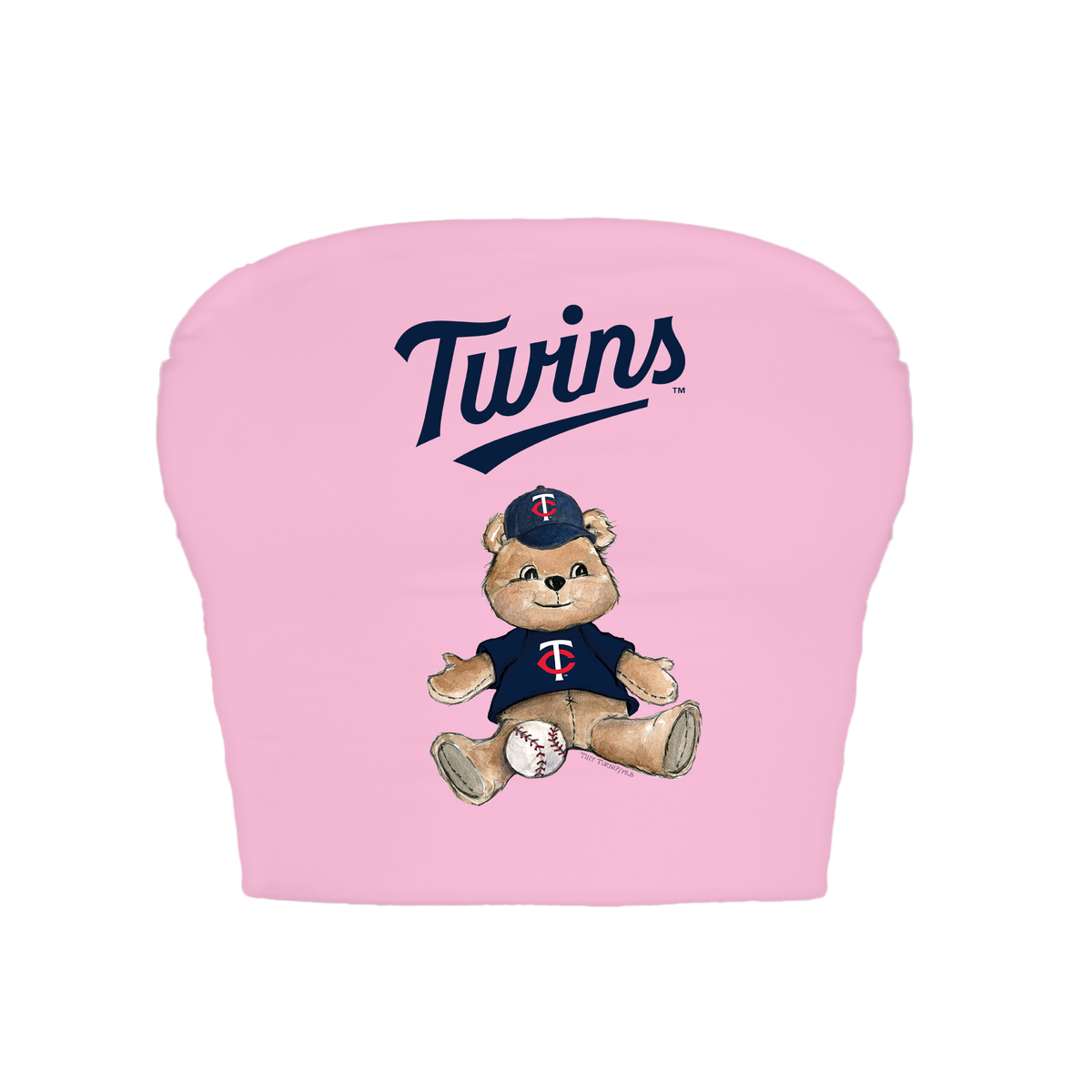 Minnesota Twins Teddy Crop Tube Top