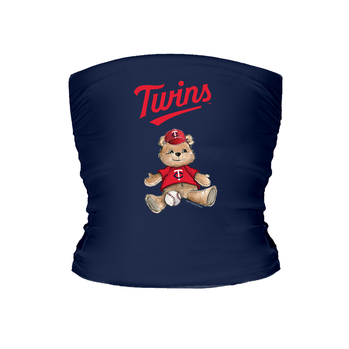 Minnesota Twins Teddy Tube Top - Tiny Turnip