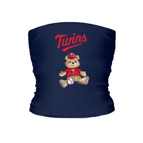 Minnesota Twins Teddy Tube Top - Tiny Turnip