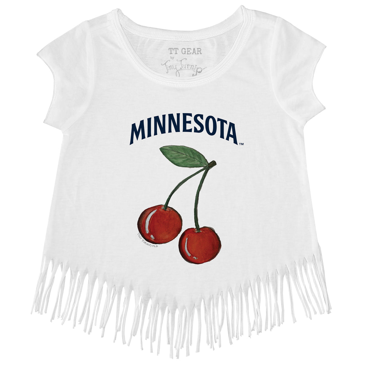 Minnesota Twins Cherries Fringe Tee