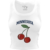 Minnesota Twins Cherry Crop Tank