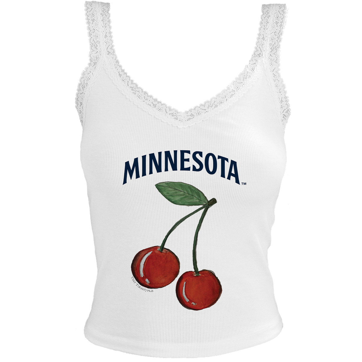 Minnesota Twins Cherry Lace Tank