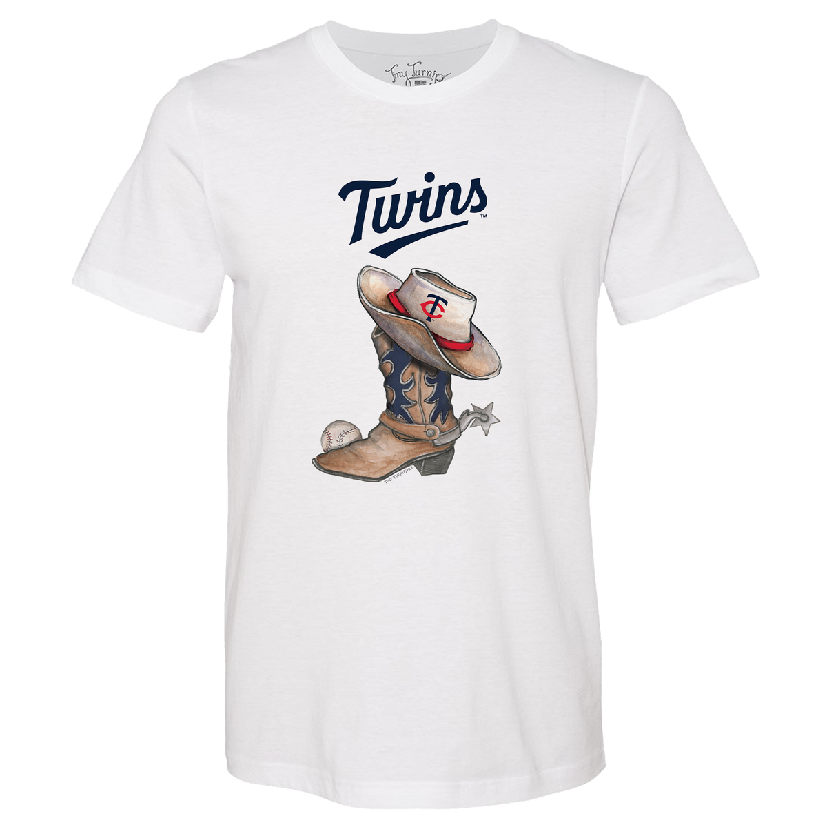 Minnesota Twins Cowboy Boot Unisex Tee Shirt