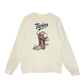 Minnesota Twins Cowboy Boot Crewneck Sweatshirt