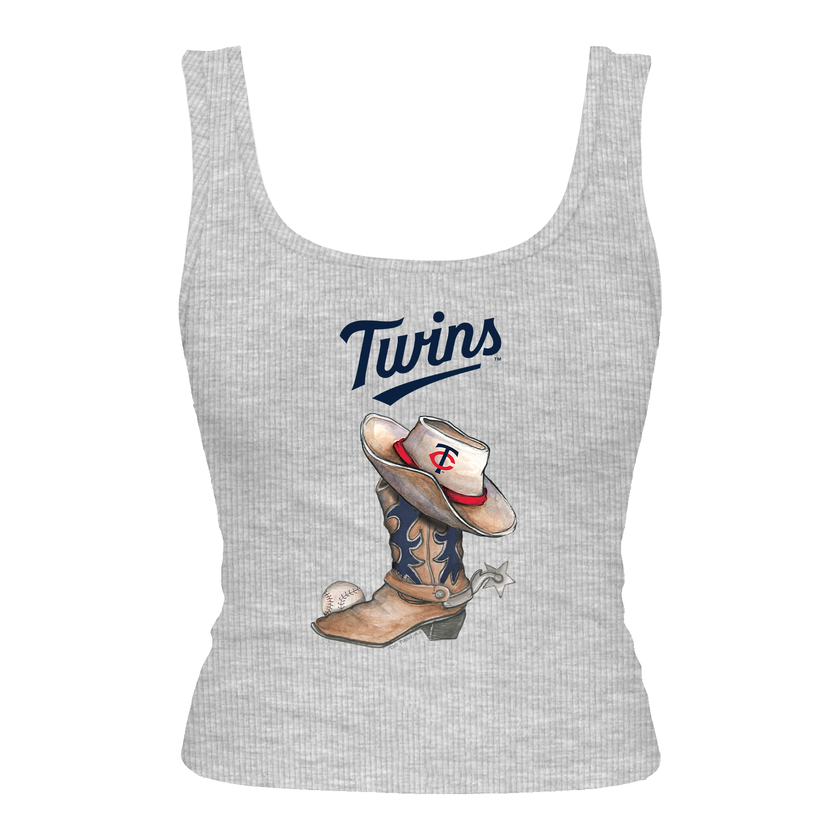 Minnesota Twins Cowboy Boot Emmy Tank