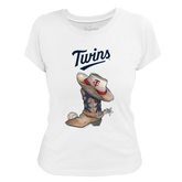 Minnesota Twins Cowboy Boot Women's Tee Shirt