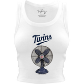 Minnesota Twins Fan Crop Tank