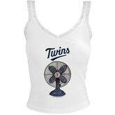 Minnesota Twins Fan Lace Tank