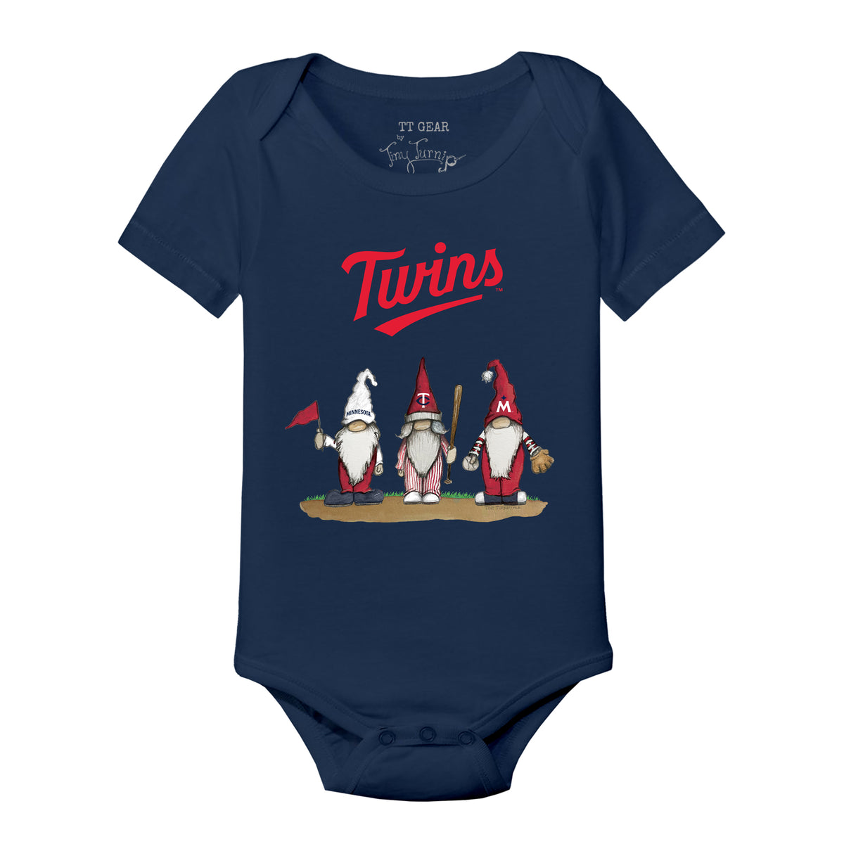 Minnesota Twins Gnomes Short Sleeve Snapper