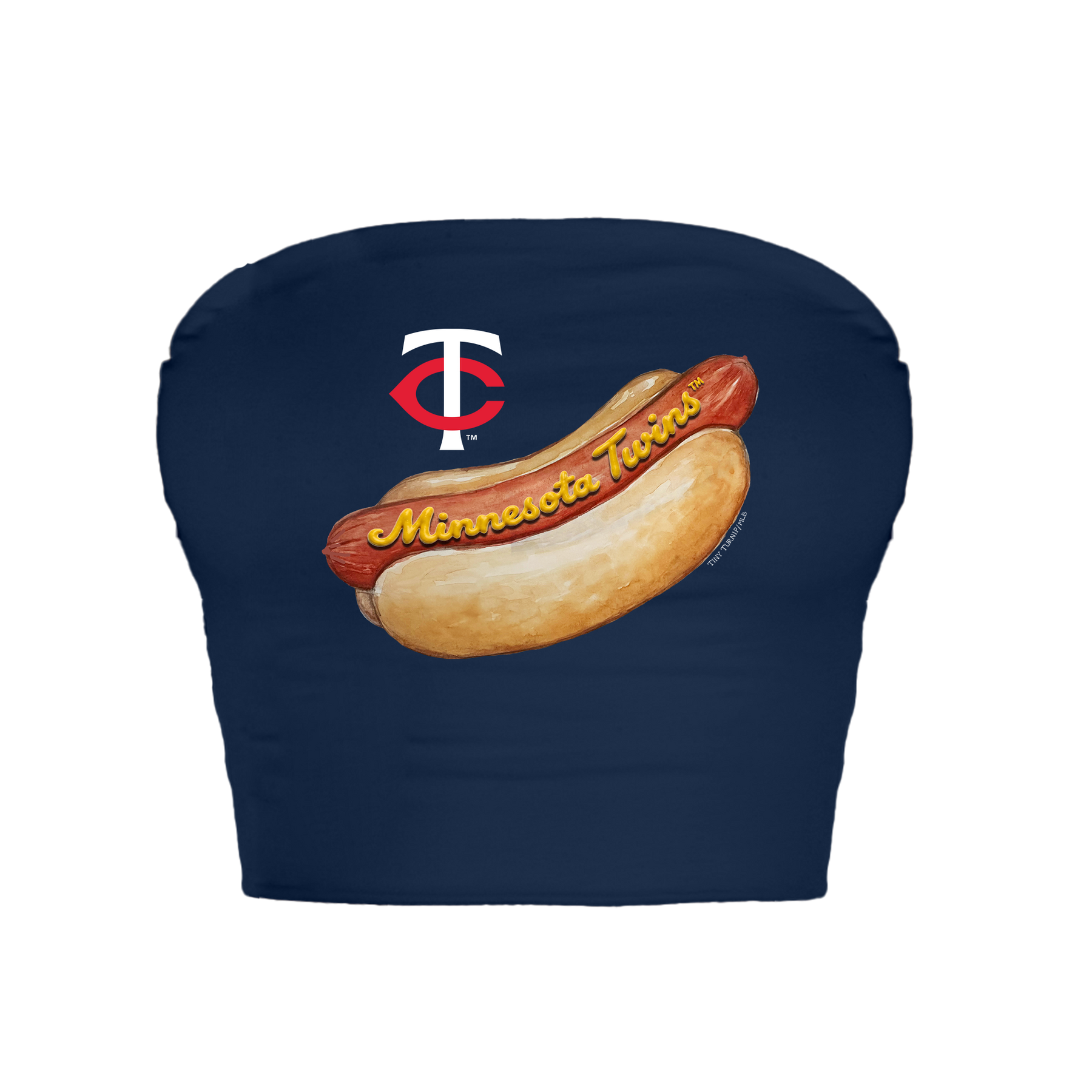 Minnesota Twins Hot Dog Crop Tube Top