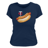 Minnesota Twins Hot Dog Women's Tee Shirt