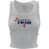 Minnesota Twins Hot Girls Crop Tank