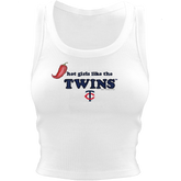 Minnesota Twins Hot Girls Crop Tank