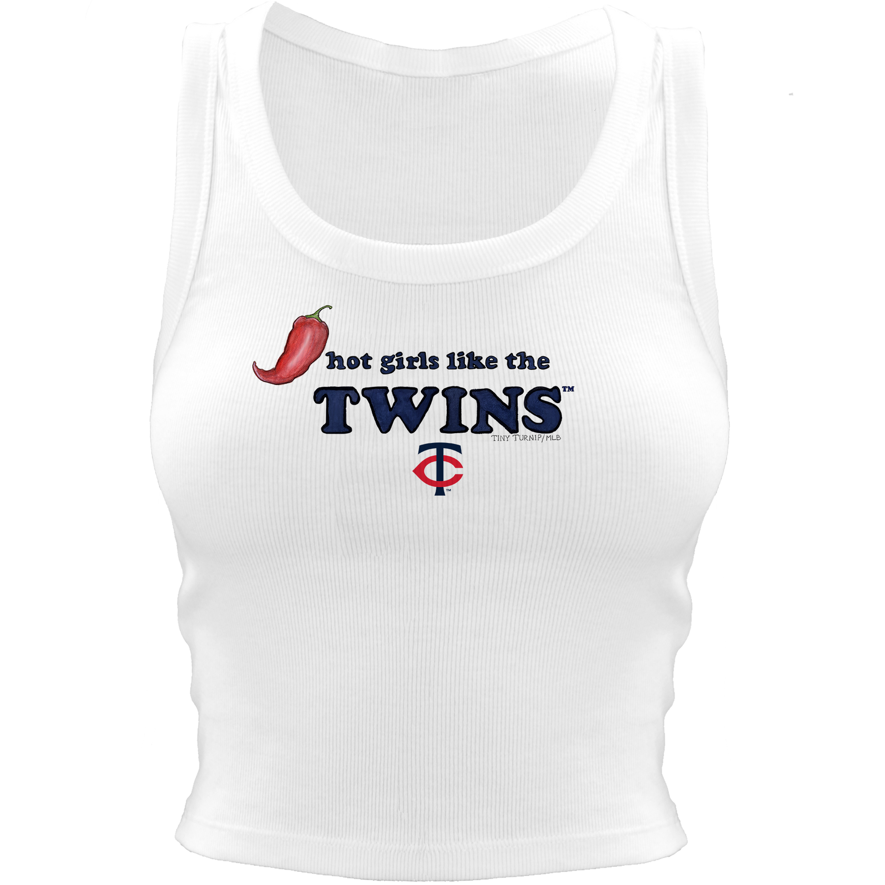 Minnesota Twins Hot Girls Crop Tank