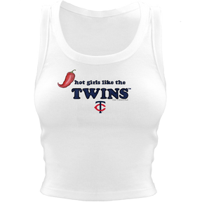 Minnesota Twins Hot Girls Crop Tank