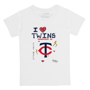 I Heart Twins Kid's Tee Shirt - Tiny Turnip
