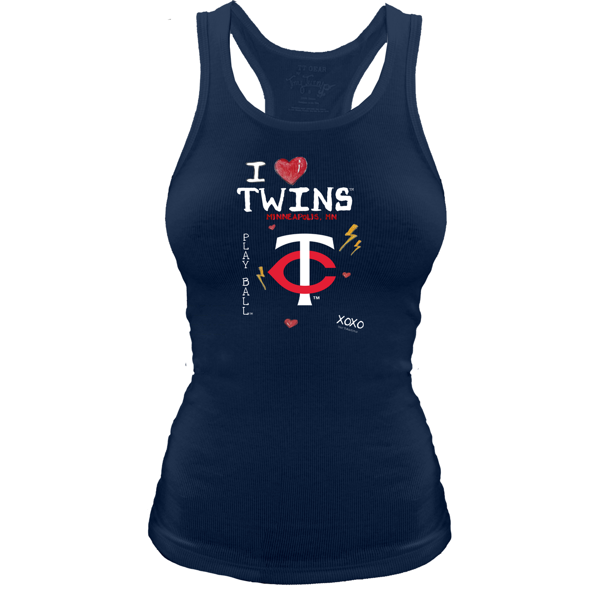 I Heart Twins Classic Tank - Tiny Turnip