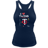 I Heart Twins Classic Tank - Tiny Turnip