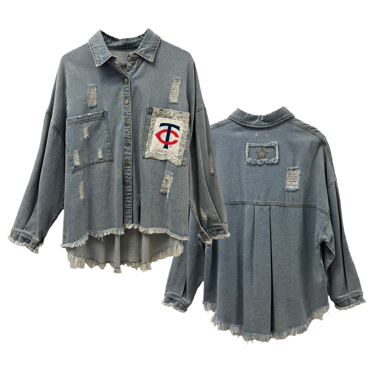 Minnesota Twins Lace Olivia Jacket - Tiny Turnip