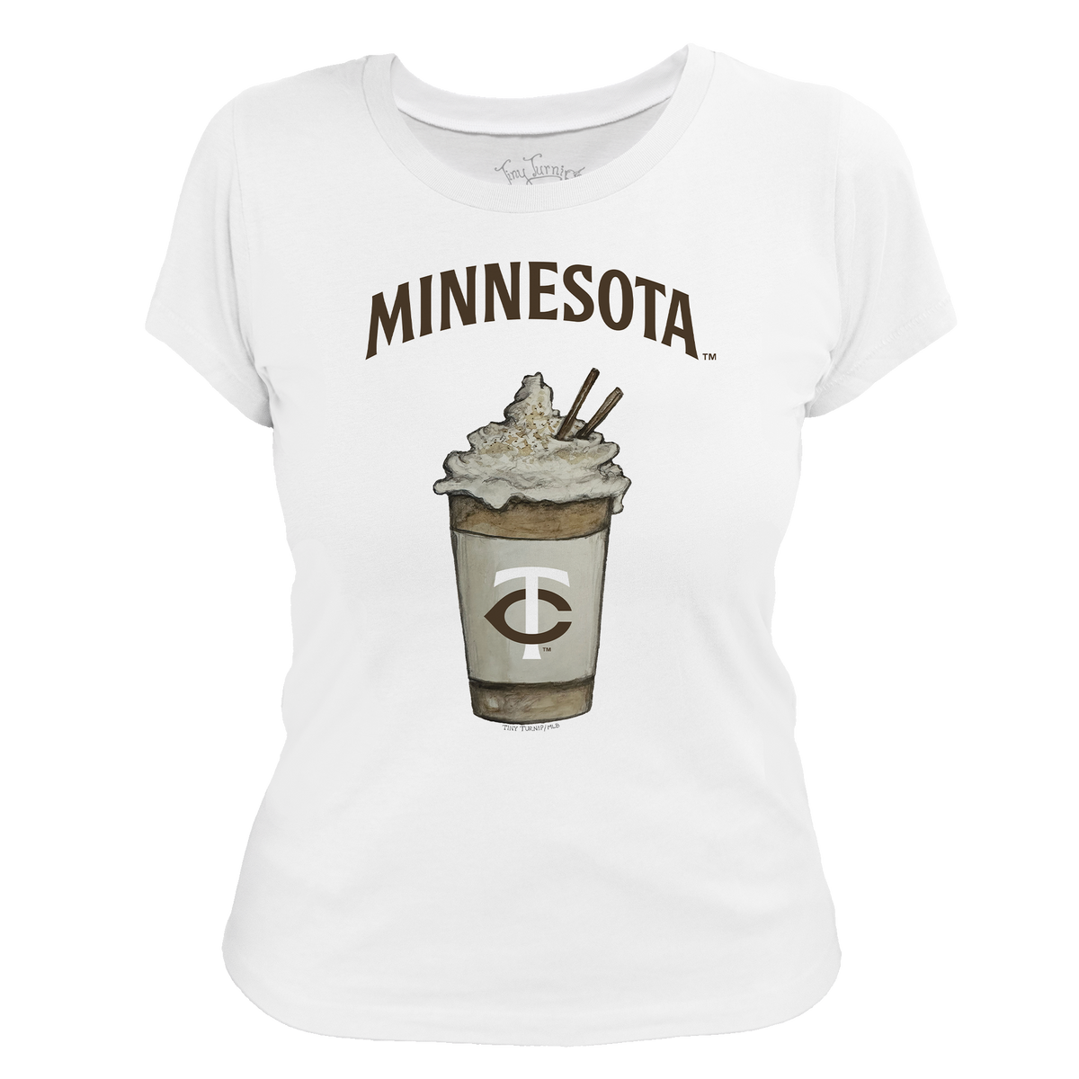 Minnesota Twins Latte Women's Tee Shirt
