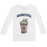 Minnesota Twins Latte Long-Sleeve Tee Shirt