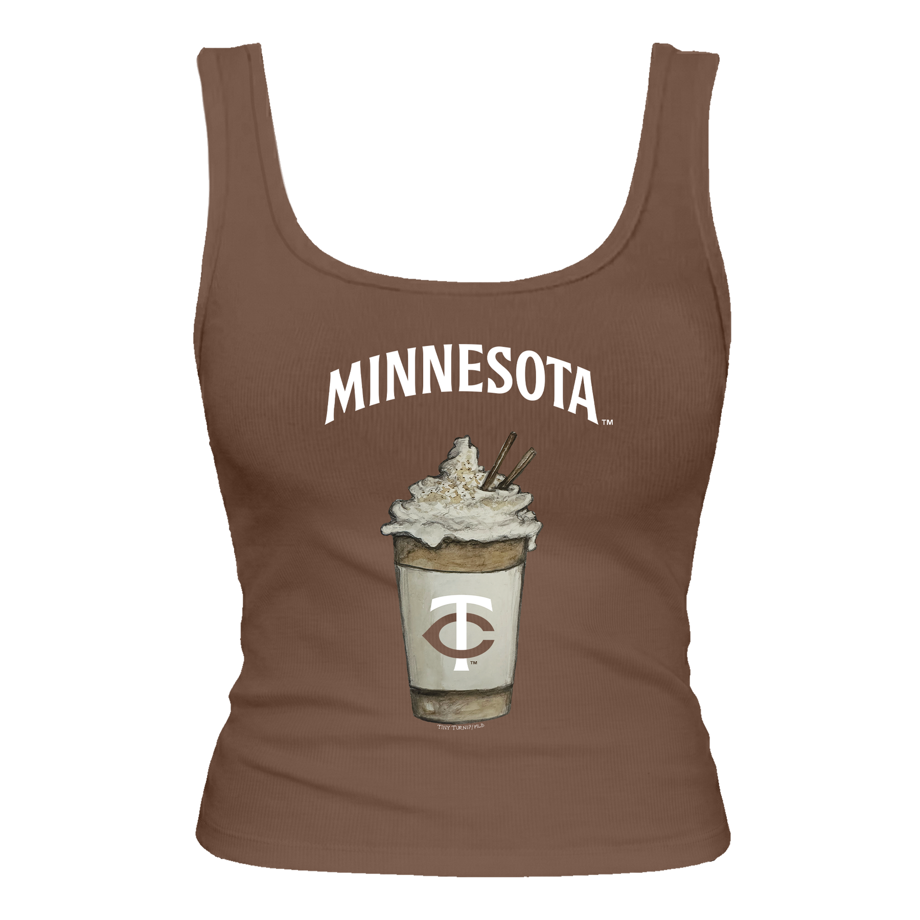 Minnesota Twins Latte Emmy Tank