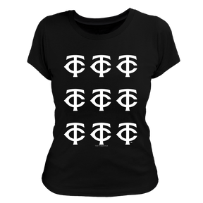 Minnesota Twins Logo Grid Tee Shirt