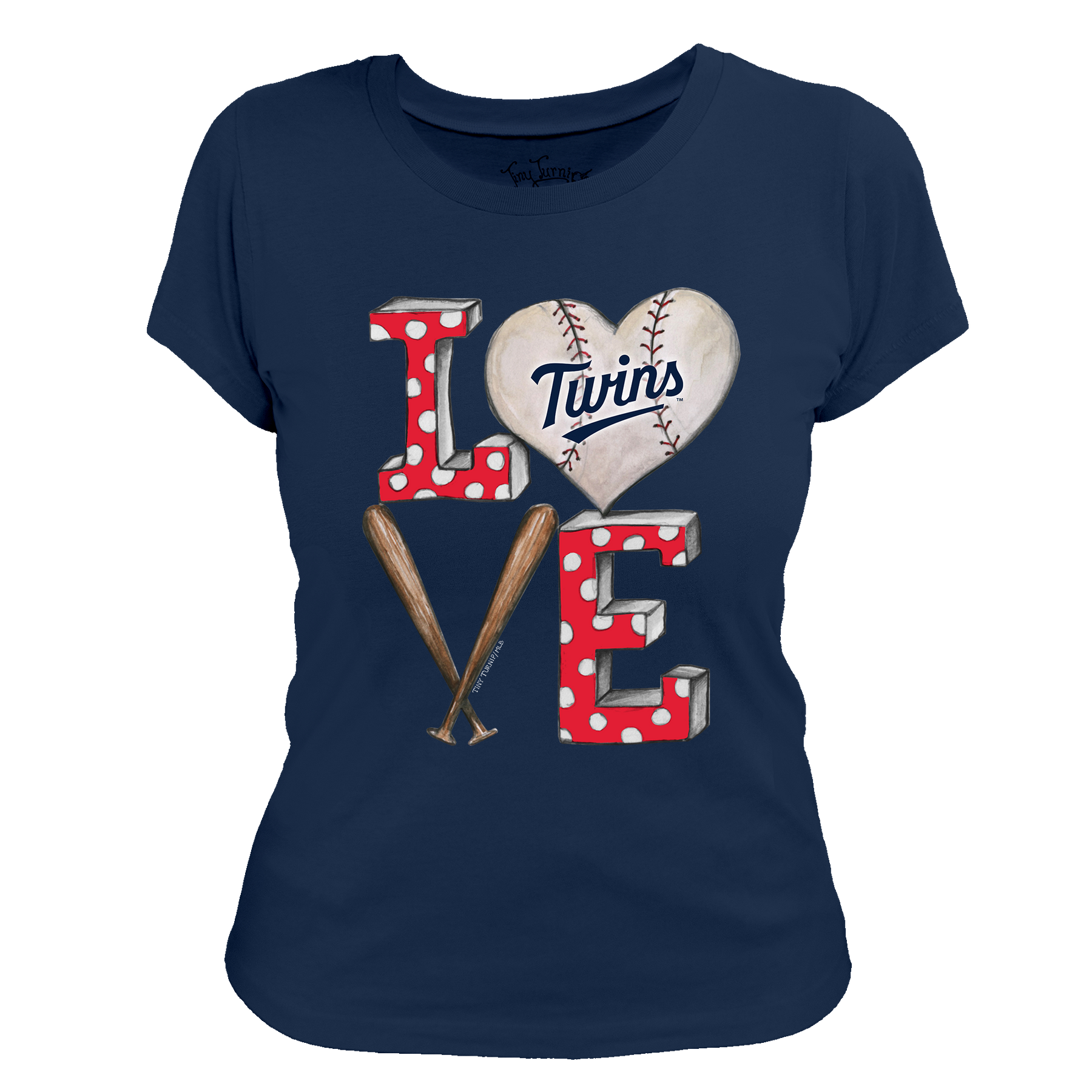 Minnesota Twins Baseball LOVE Tee Shirt