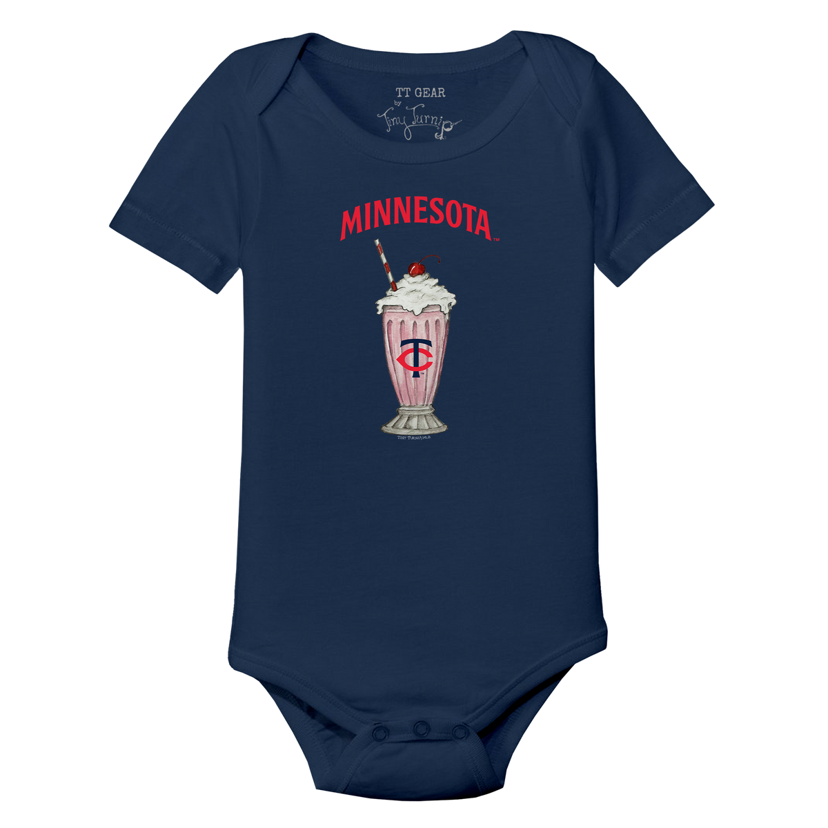 Minnesota Twins Milkshake Short Sleeve Snapper