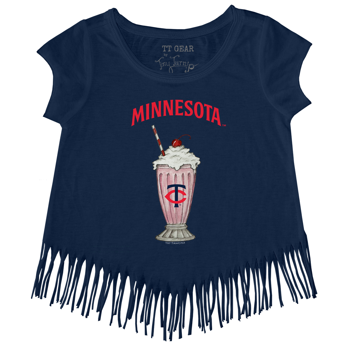 Minnesota Twins Milkshake Fringe Tee