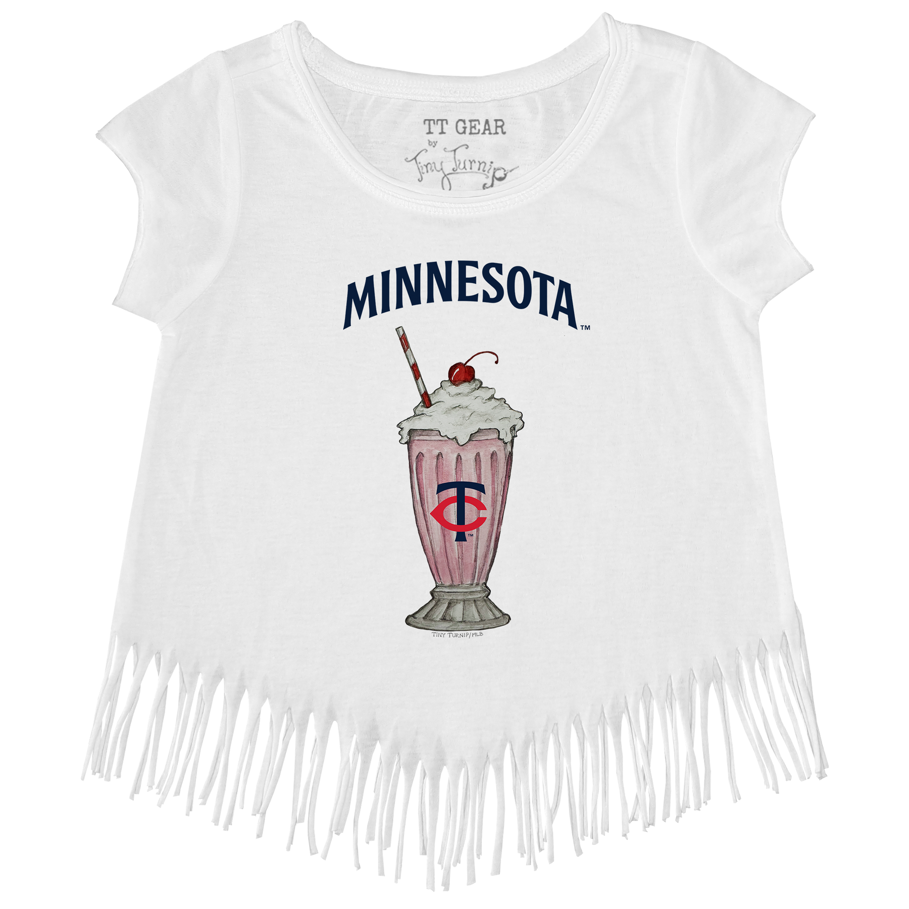 Minnesota Twins Milkshake Fringe Tee