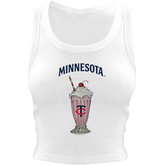 Minnesota Twins Milkshake Crop Tank