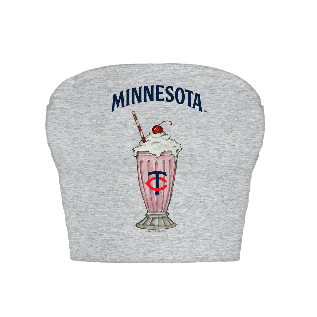 Minnesota Twins Milkshake Crop Tube Top