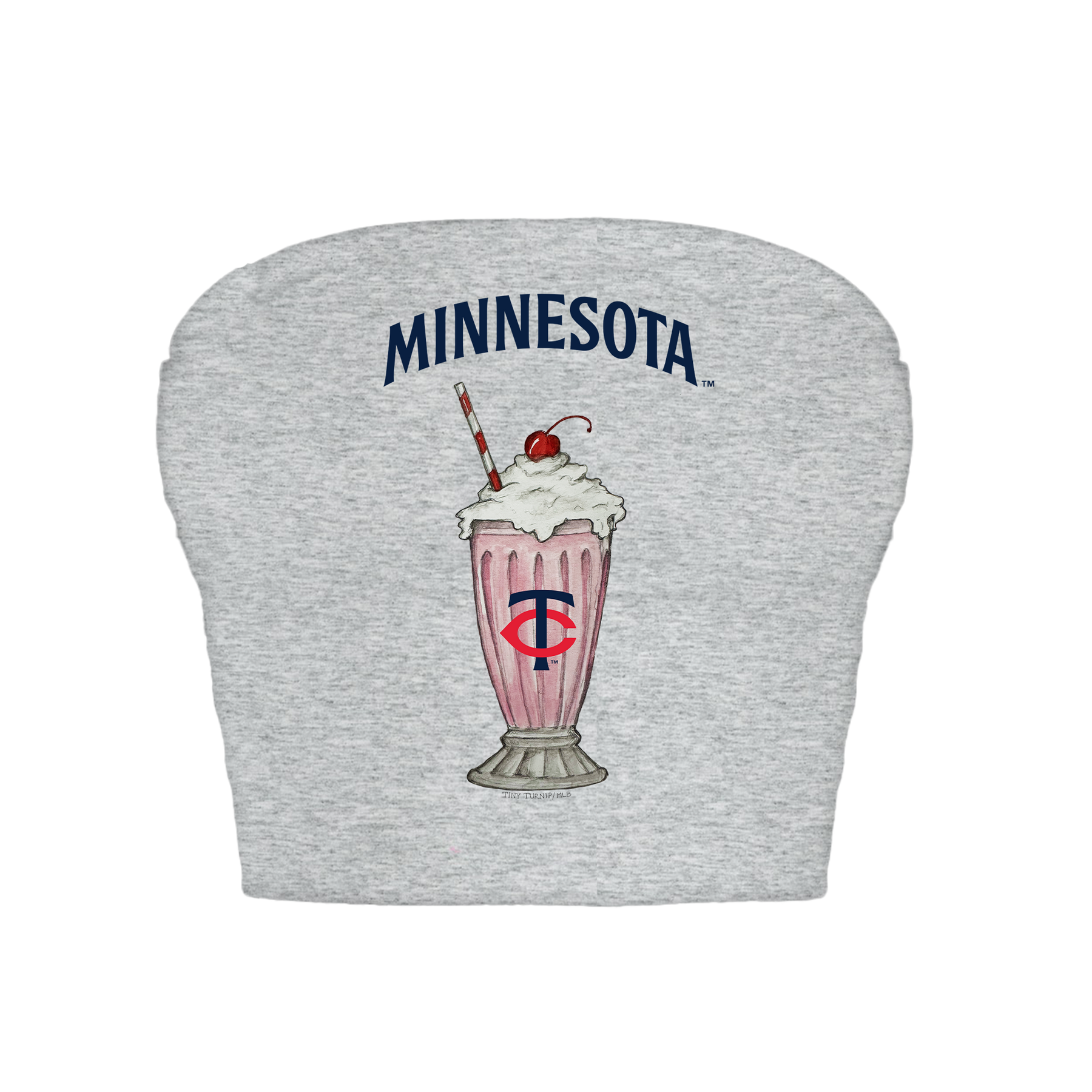 Minnesota Twins Milkshake Crop Tube Top