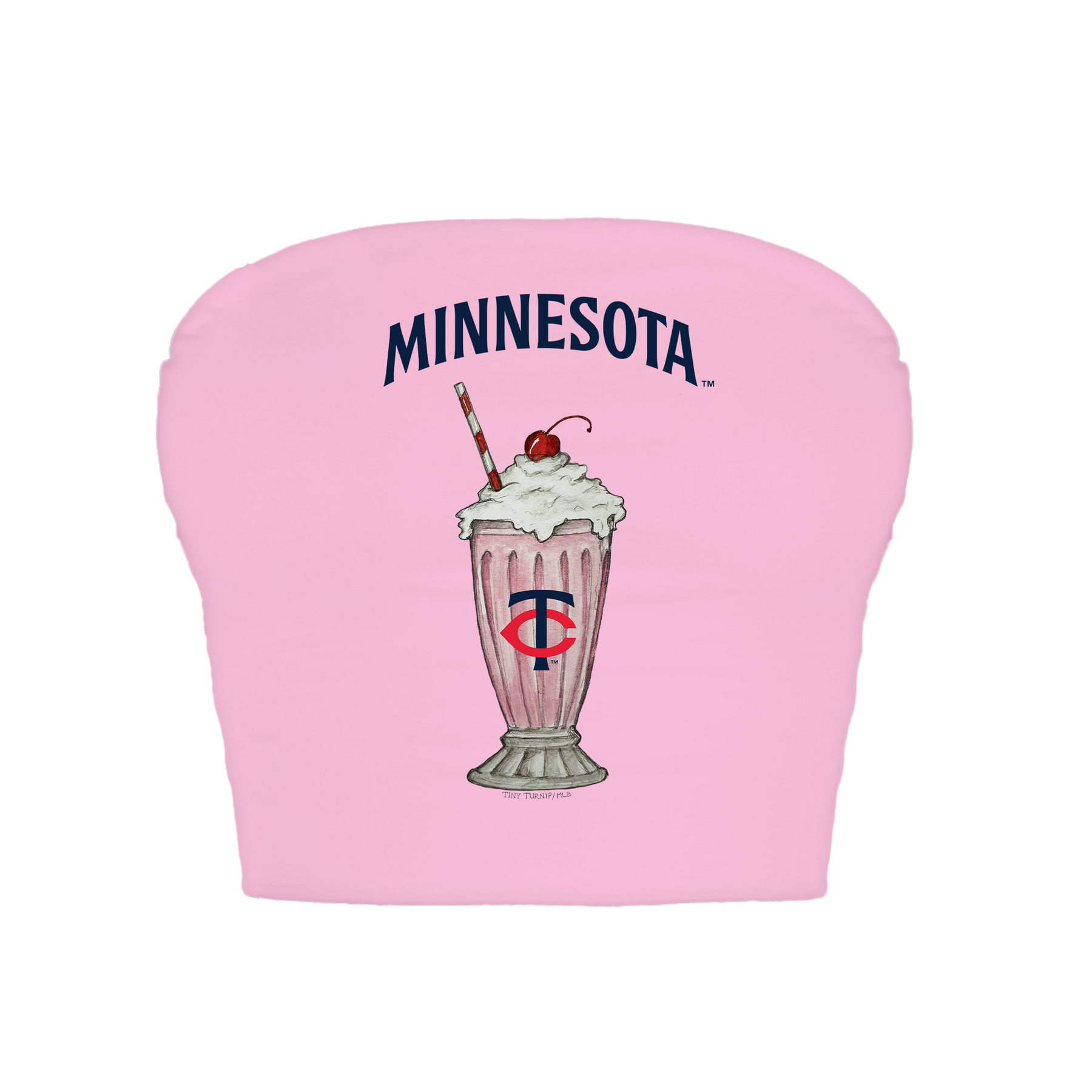Minnesota Twins Milkshake Crop Tube Top