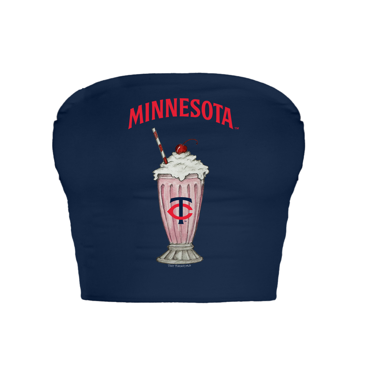 Minnesota Twins Milkshake Crop Tube Top