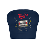 Minnesota Twins Mixtape Crop Tube Top