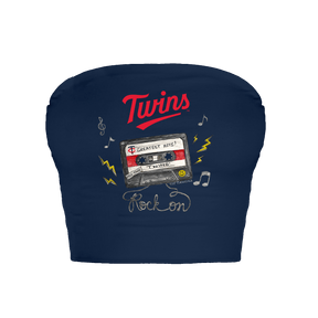 Minnesota Twins Mixtape Crop Tube Top