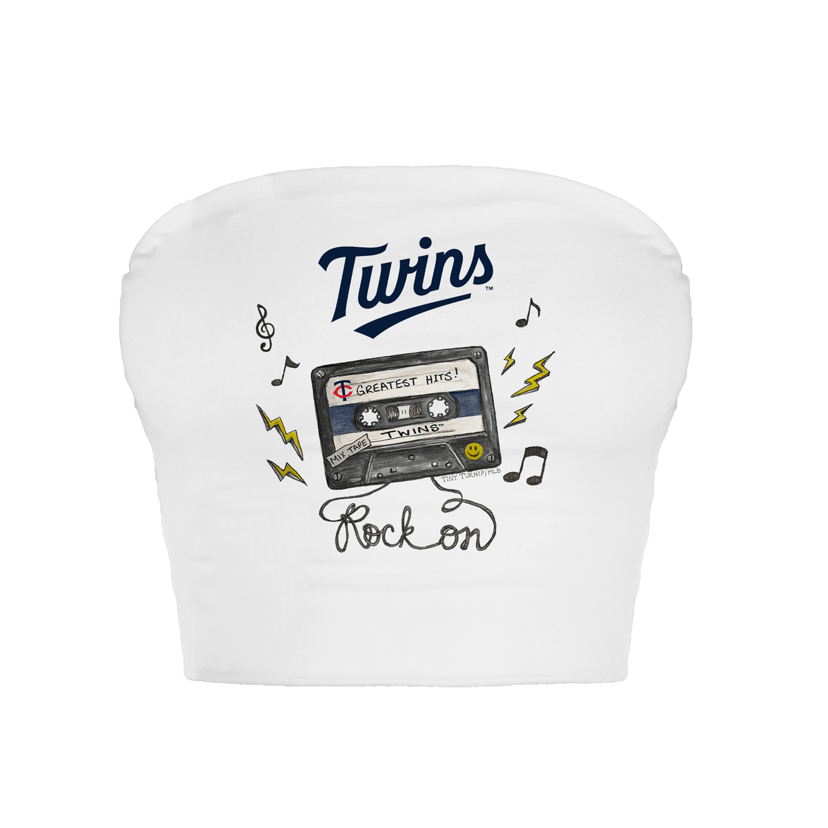 Minnesota Twins Mixtape Crop Tube Top