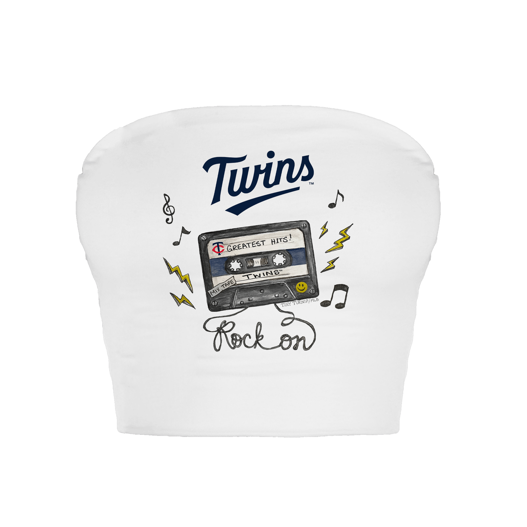 Minnesota Twins Mixtape Crop Tube Top
