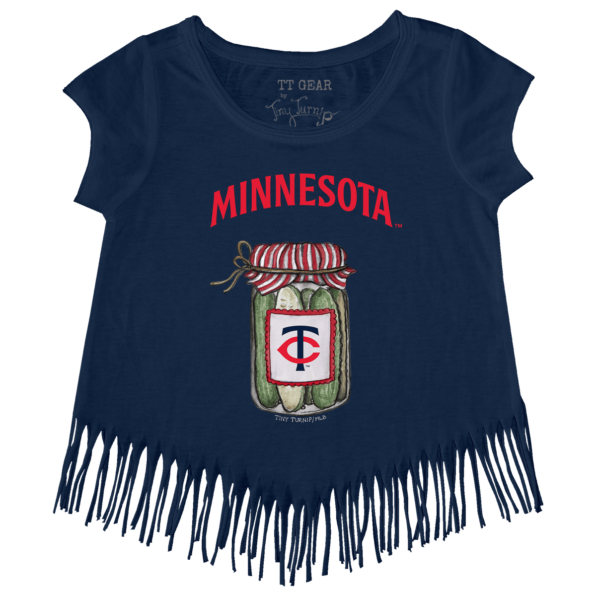 Minnesota Twins Pickle Jar Fringe Tee