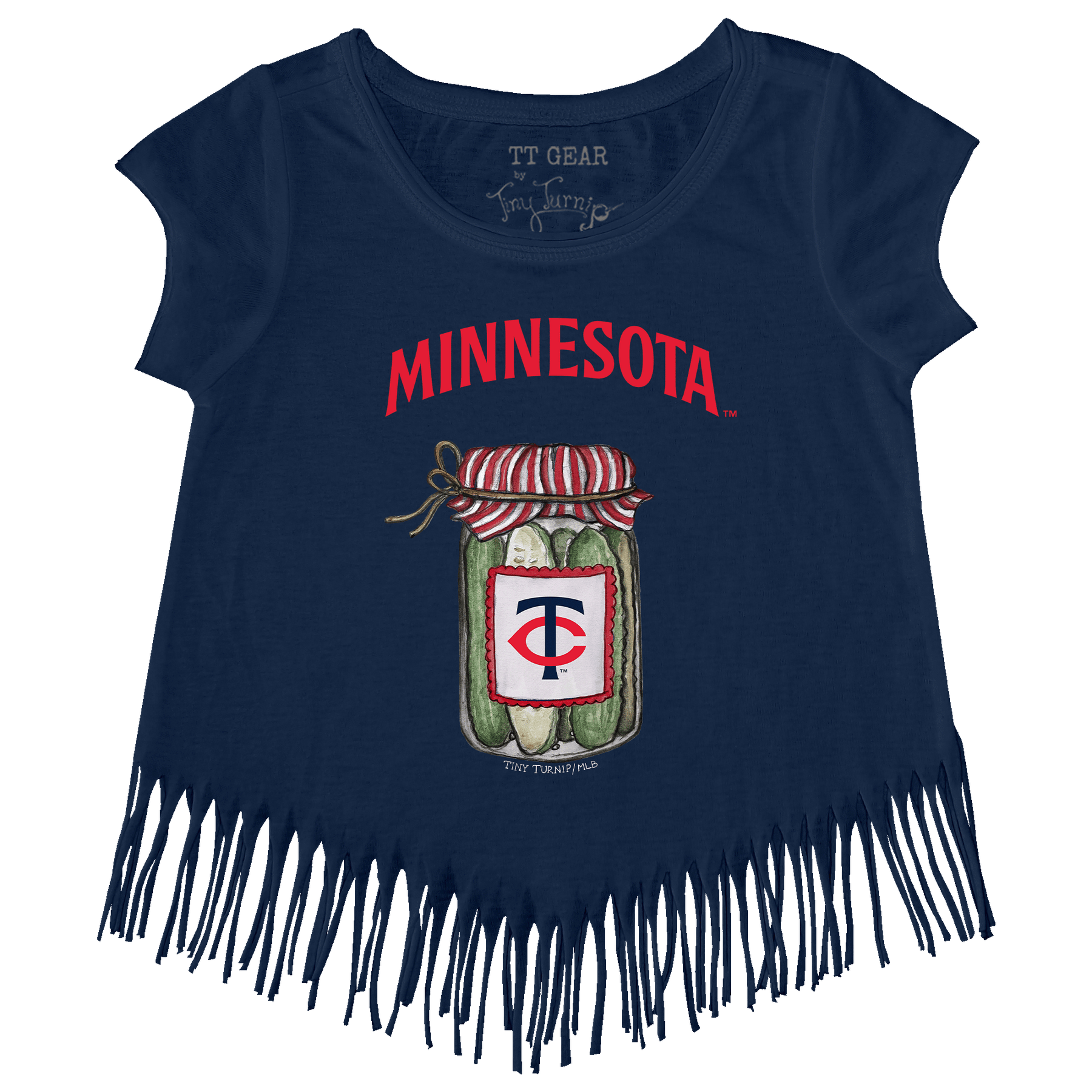 Minnesota Twins Pickle Jar Fringe Tee